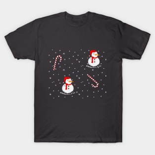 snowman & candy cane T-Shirt